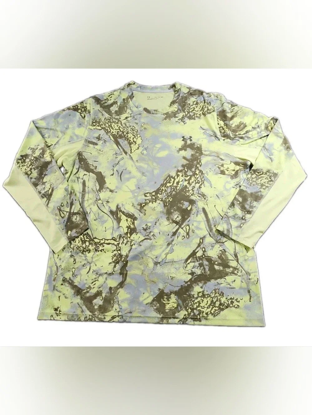Under Armour Men’s Iso Shore Break Camo Long Sleeve Shirt XXL Loose